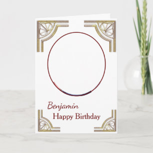 Carte d'anniversaire - Photo personnalisée