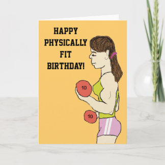 Carte d'anniversaire physique