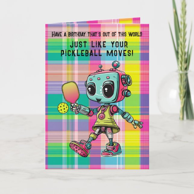 Carte d'anniversaire Picklebot 3000 ! (Devant)