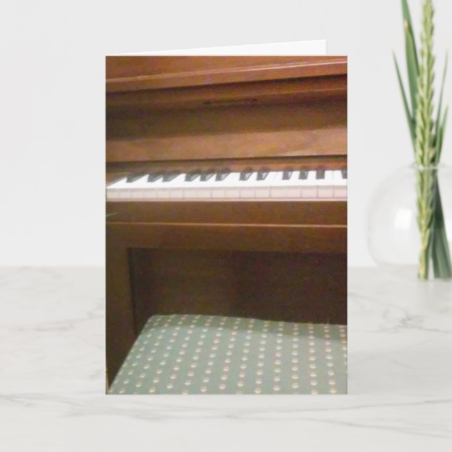 Carte d'anniversaire "Play the Tune" (Devant)