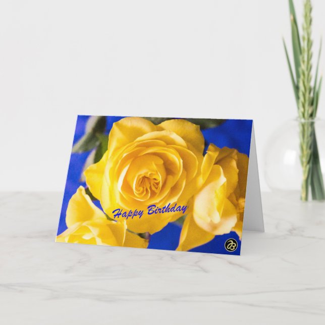 Carte d'anniversaire pliable (Devant)