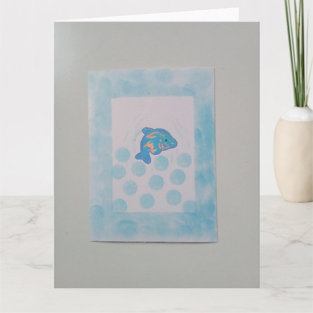 Carte d'anniversaire pliée (Devant)