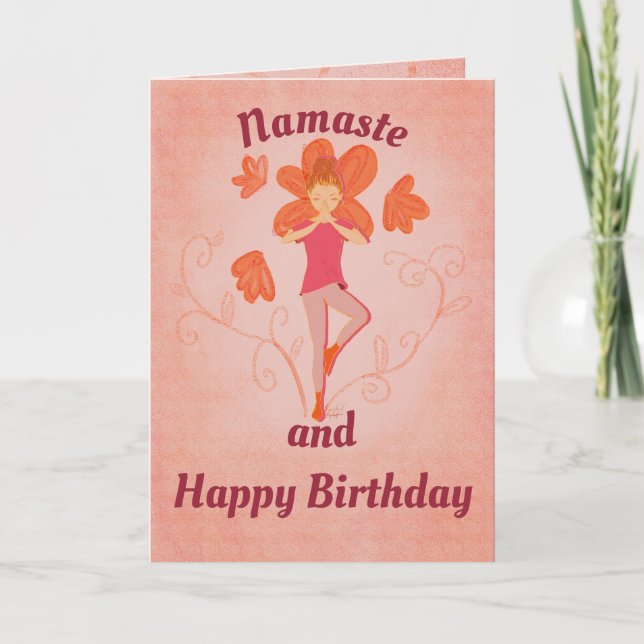 Carte d'anniversaire pliée (Devant)
