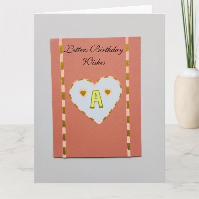 Carte d'anniversaire pliée (Devant)