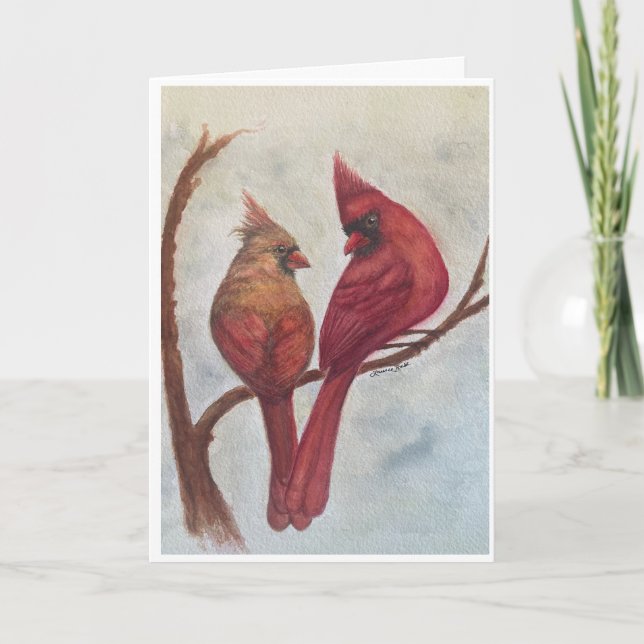 Carte d'anniversaire pliée (Devant)