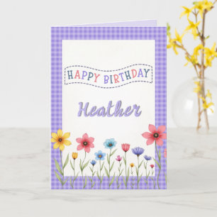 Carte d'anniversaire pliée à thème chrétien