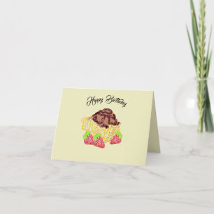 Carte d'anniversaire pliée : Célébrez