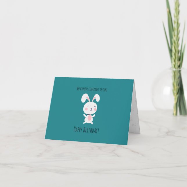 Carte d'anniversaire pliée pour les enfants (Devant)