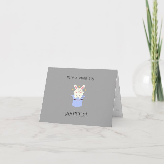 Carte d'anniversaire pliée pour les enfants (Devant)