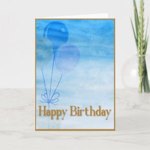 Carte d'anniversaire pliée standard de 5 po x 7 po