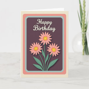 Carte d'anniversaire Plum Happy