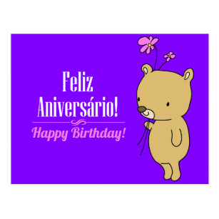 Cartes Portugais D Anniversaire Zazzle Fr