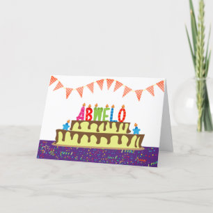 Carte d'anniversaire pour Abwelo