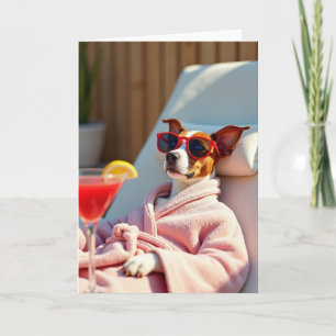 Carte d'anniversaire pour animal gâté