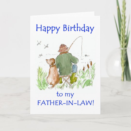 Carte D Anniversaire Pour Beau Pere Zazzle Fr