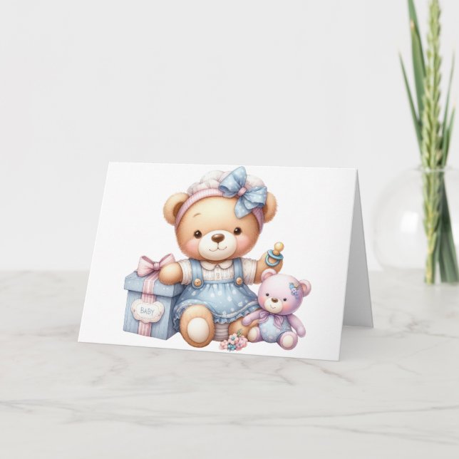 Carte d'anniversaire pour bébé (Devant)