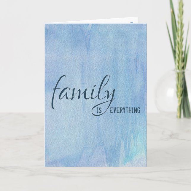 Carte d'anniversaire pour belle-fille aquarelle  (Devant)