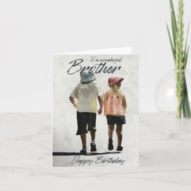 Carte d'anniversaire pour Brother Special Brother  (Devant)