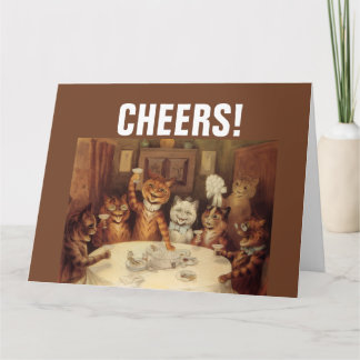 Carte d'anniversaire pour chat de LOUIS WAIN