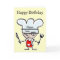 Carte d'anniversaire pour chef ou cuisinier - thèm