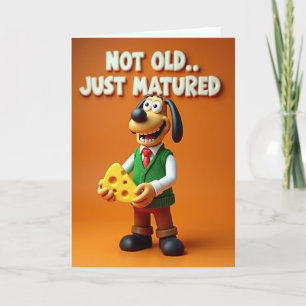 Carte d'anniversaire pour chien élégant