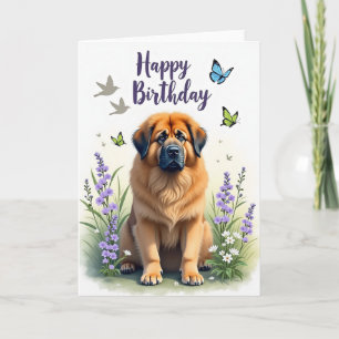 Carte d'anniversaire pour chien extérieur