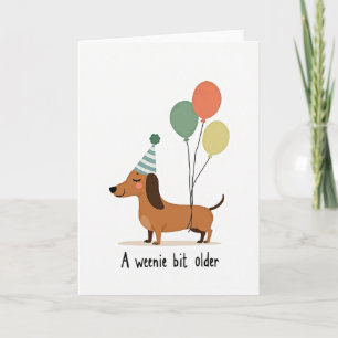 Carte d'anniversaire pour chien marron