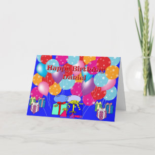 Carte d'anniversaire pour Daniel