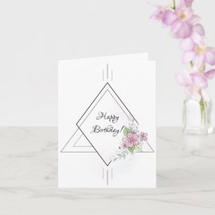 Carte d'anniversaire pour elle