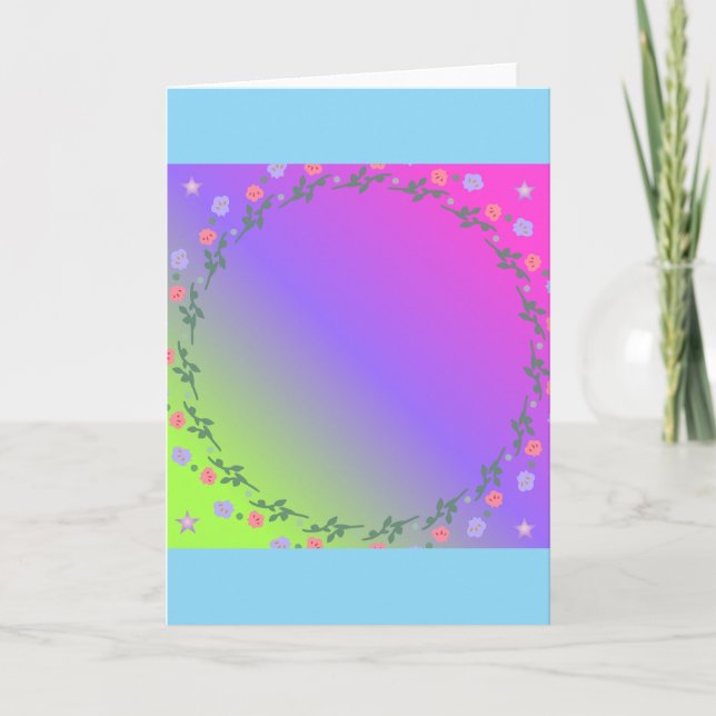 Carte d'anniversaire pour elle (Devant)