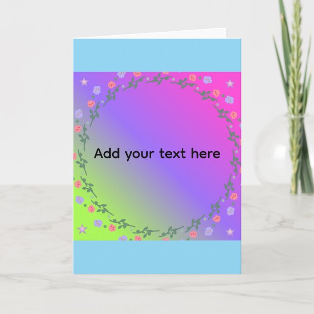 Carte d'anniversaire pour elle (Devant)