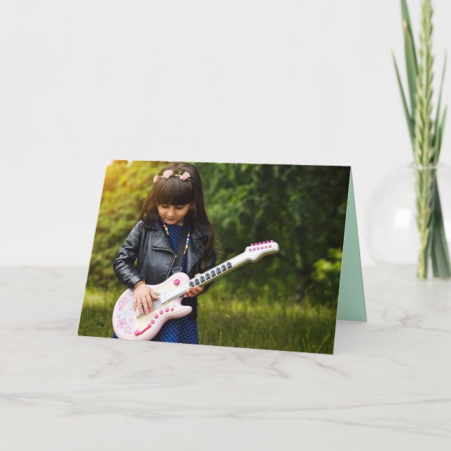 CARTE D'ANNIVERSAIRE POUR ELLE, J'ESPÈRE VOS ROCHE (Devant)