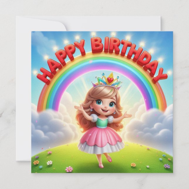 Carte d'anniversaire pour enfant (Devant)