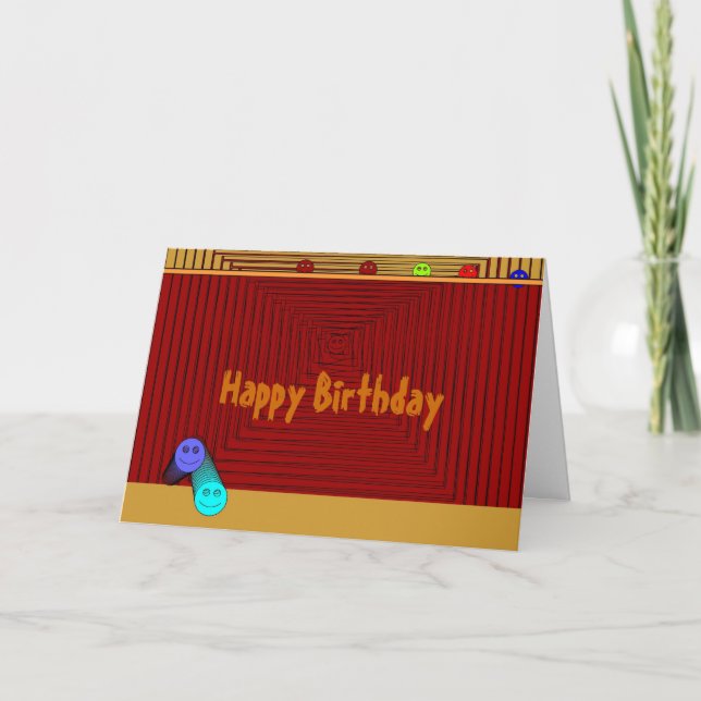 Carte d'anniversaire pour enfants mignonnes (Devant)