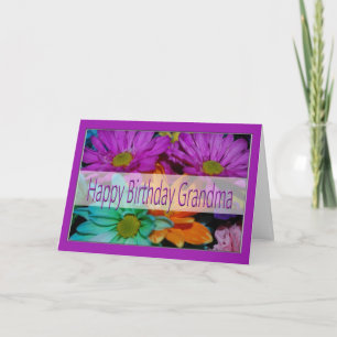 Carte d'anniversaire pour grand-mère