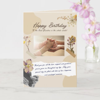 Carte d'anniversaire pour grand-mère