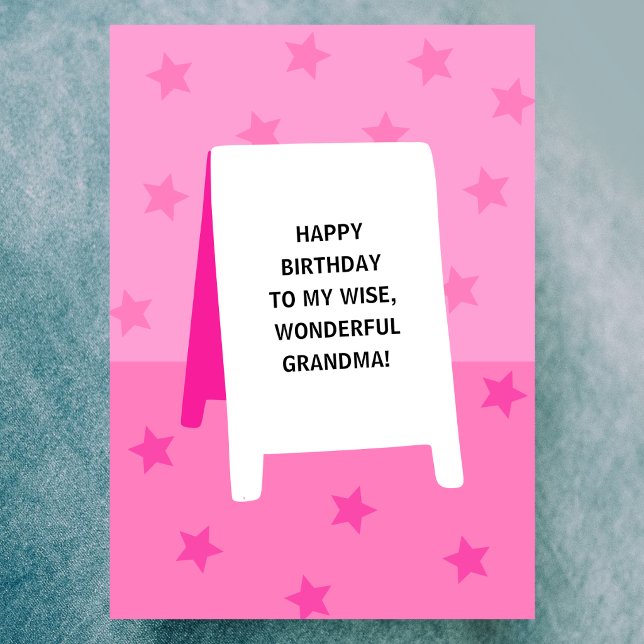 Carte d'anniversaire pour grand-mère (Créateur téléchargé)