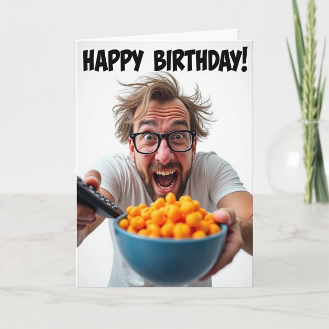 Carte d'anniversaire pour homme (Devant)