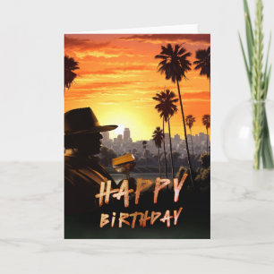 Carte d'anniversaire pour hommes afro-américains