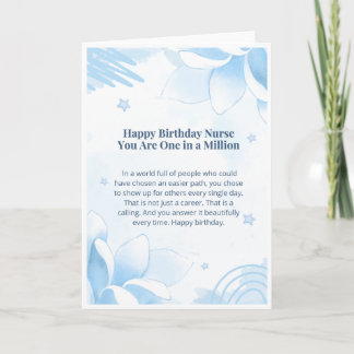 Carte d'anniversaire pour infirmière — Joyeux Anni