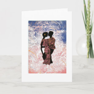 Carte d'anniversaire pour la danse de la mère et d