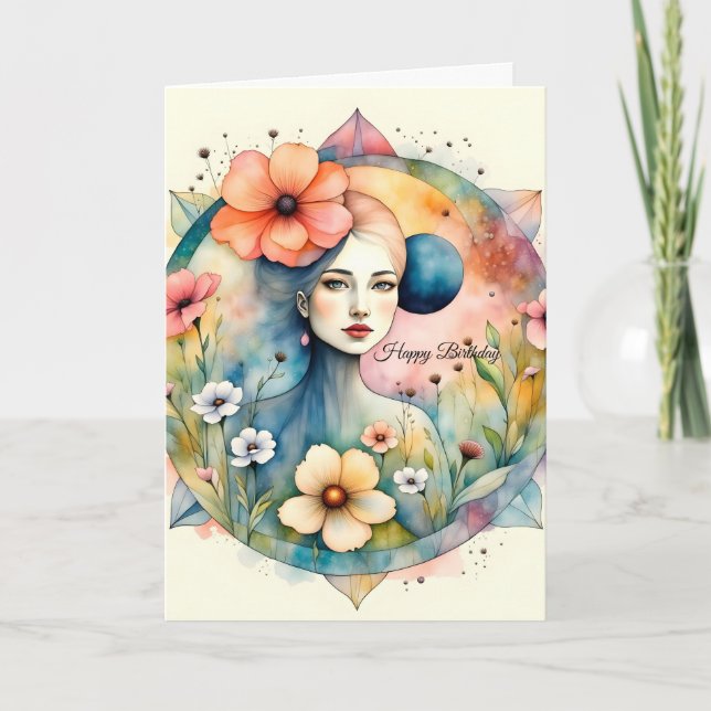 Carte d'anniversaire pour la nièce de vingt ans (Devant)