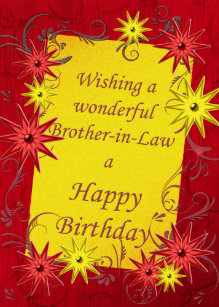 Cartes Beau Frere D Anniversaire Zazzle Fr