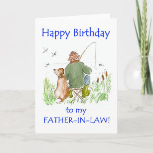 Carte D Anniversaire Pour Le Beau Pere Zazzle Fr