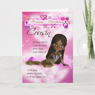 Cartes Cousine Fille D Anniversaire Zazzle Fr