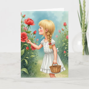 Carte d'anniversaire pour les Garden Girls