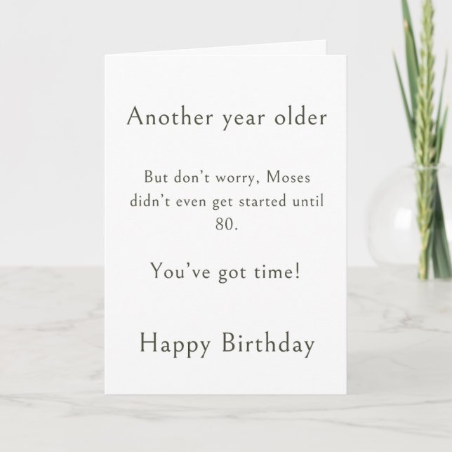 Carte d'anniversaire pour les Juifs messianiques (Devant)