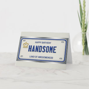Carte d'anniversaire pour lui