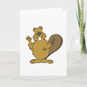 CARTE D'ANNIVERSAIRE POUR LUI, TRÈS CHAUDE, BEAVER