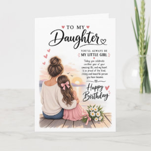 Carte d'anniversaire pour ma fille